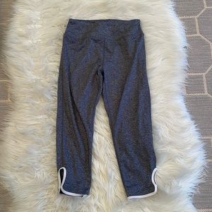 Zella never worn capris for kids, size L (10/12), bluish/gray with white trim